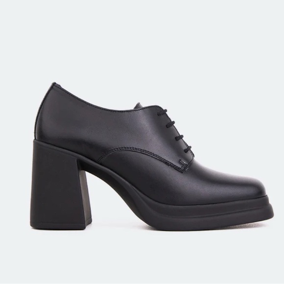 L’Intervalle Women Leather Heeled Lace-Up Oxford Shoes, - EU 41, US 10 - Picture 3 of 4